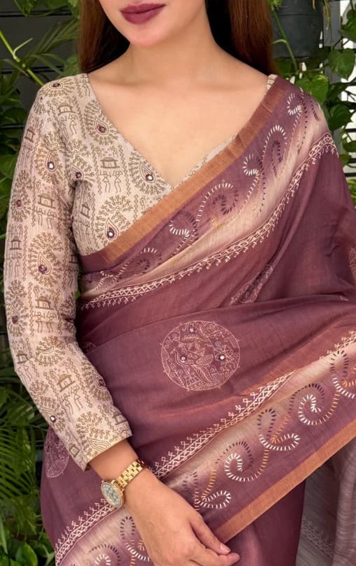 Teju saree - Cotton silk