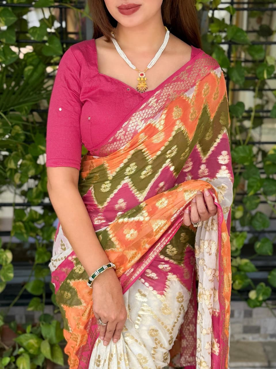 Rangoli Saree - Viscose Georgette