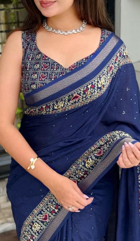 Neno Banana Saree - Pure Mul Cotton