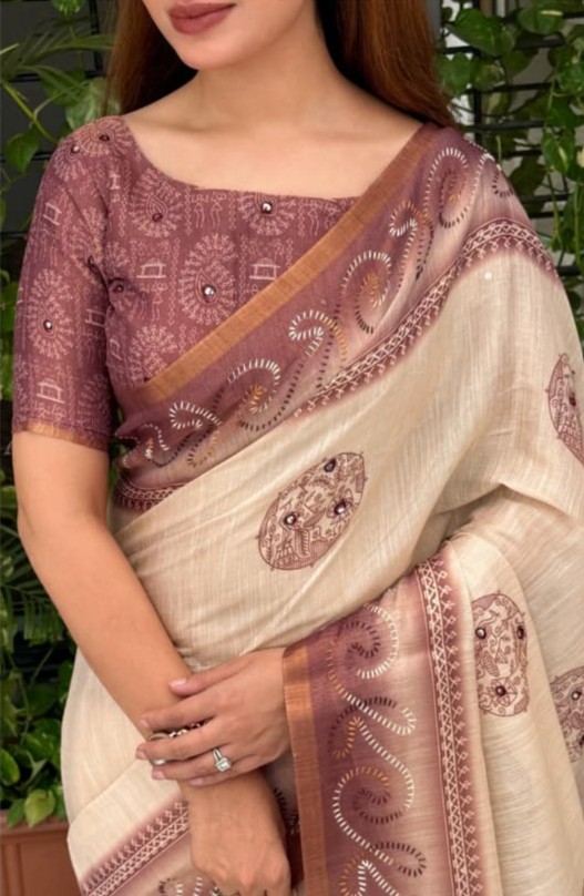 Cotton silk
