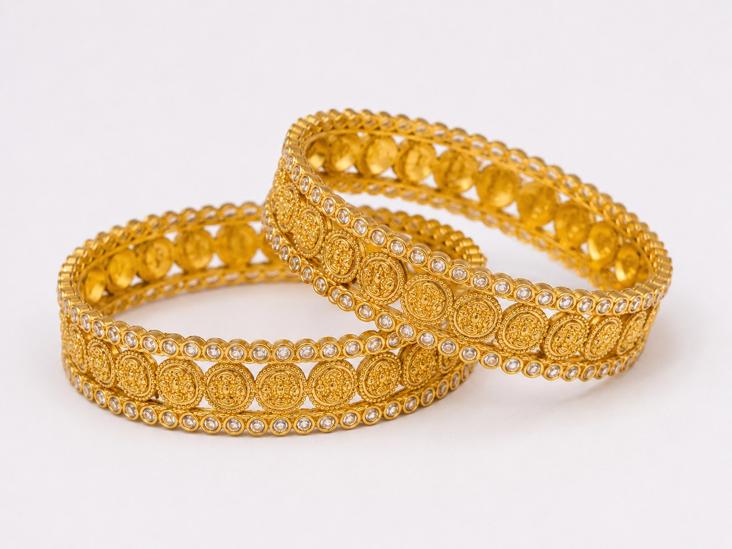 Traditional Gold Tone trending Designer Bangles - 2.6